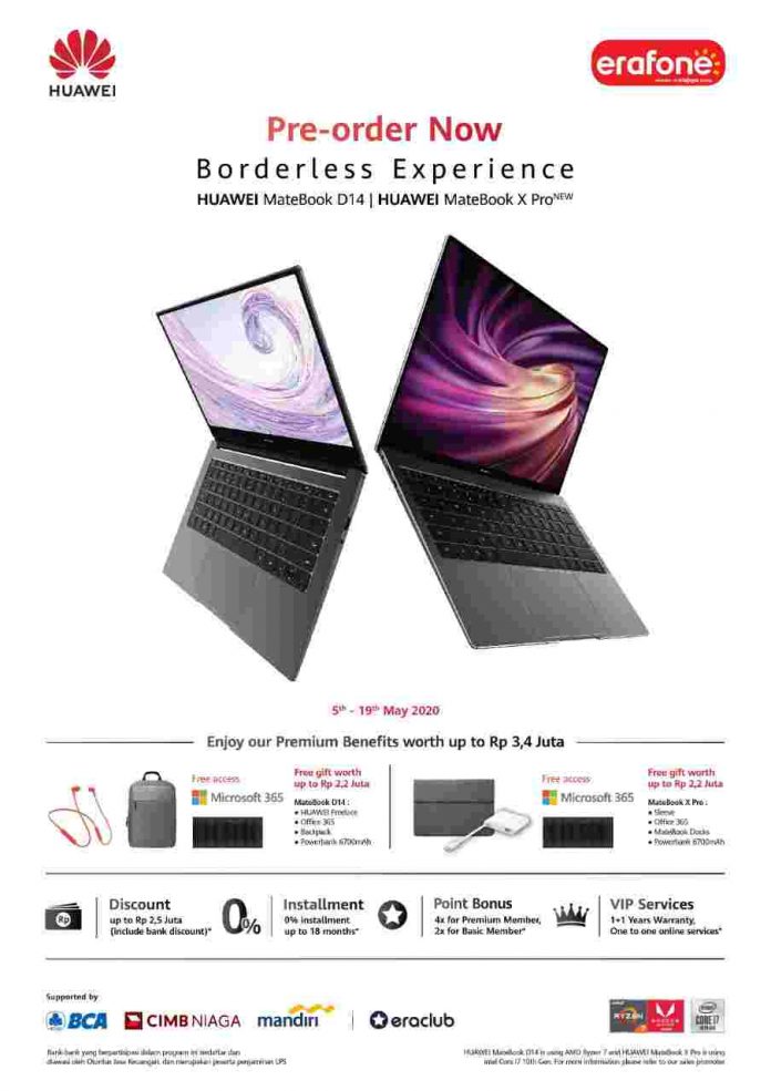 MateBook X Pro & MateBook D14 promo