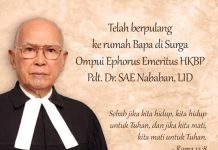 Tokoh Agama Kristen Protestan Indonesia, Mantan Ephorus HKBP Pdt. Dr. Soritua Albert Ernst (SAE) Nababan, LID. Berpulang ke Rumah Bapa di Surga