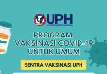 UPH Mengadakan Sentra Vaksin Bagi Publik dan Mahasiswa, untuk Mendukung Program “Herd Immunity” Pemerintah