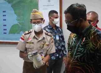 Tinjau PLBN Sota, Menkopolhukam dan Mendagri Kunjungi Ruangan Karantina Merauke