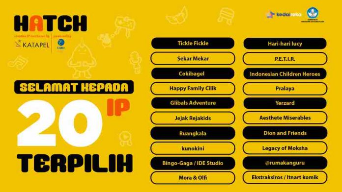 Artwork - Geliat Industri Ekonomi Kreatif Meningkat, HATCH 2021 Umumkan 20 IP Terpilih