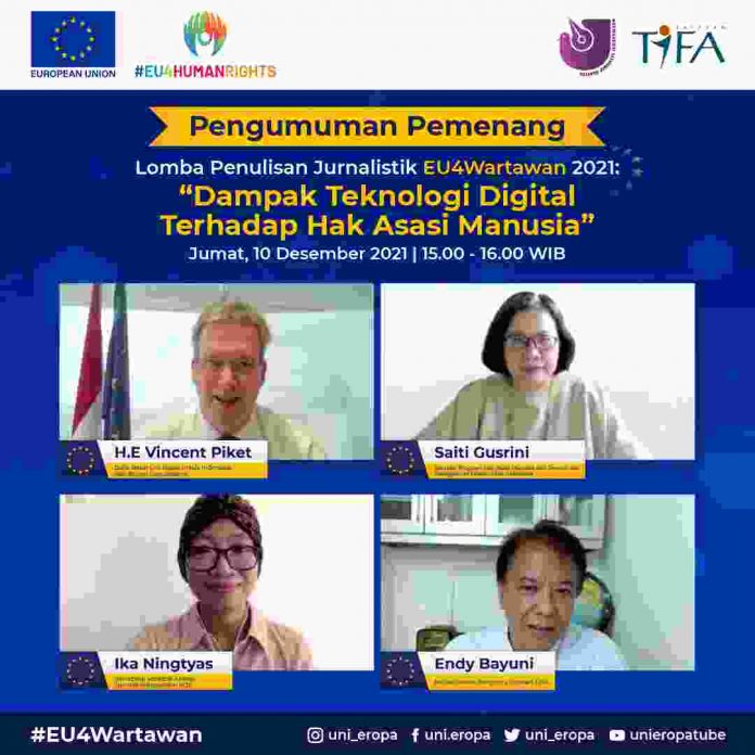 Duta Besar Uni Eropa dan Juri EU4Wartawan 2021
