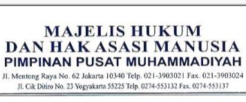 PERNYATAAN SIKAP MAJELIS HUKUM DAN HAM PIMPINAN PUSAT MUHAMMADIYAH MENGENAI PERNYATAAN KETERLIBATAN PRESIDEN DALAM KAMPANYE PEMILU
